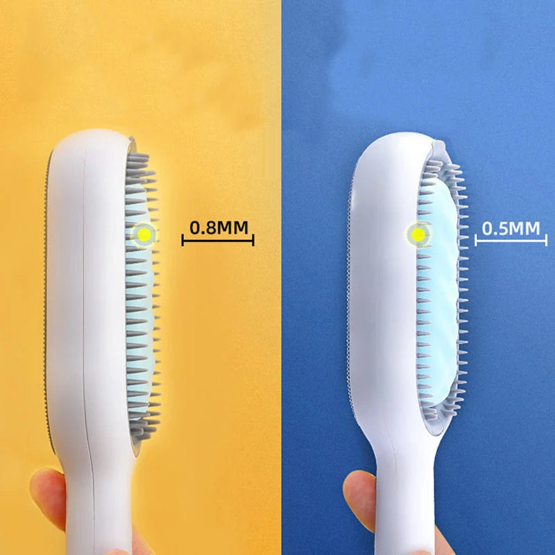 Double Sided Hair Removal Brushes for Cat Dog Pet Grooming Comb with Wipes Kitten Brush Gato Accesorios Artículos Para Mascotas